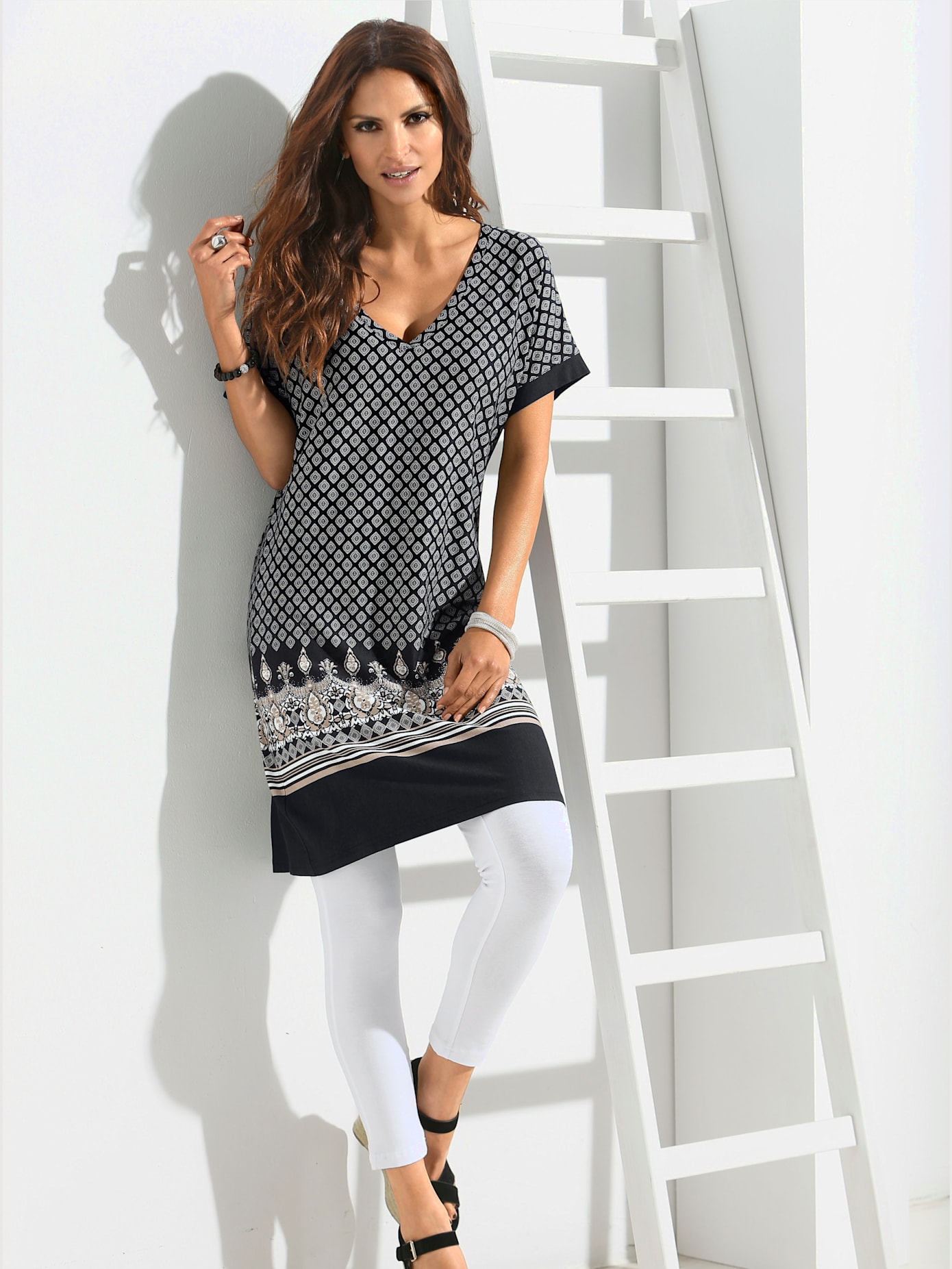 Robe en jersey viscose