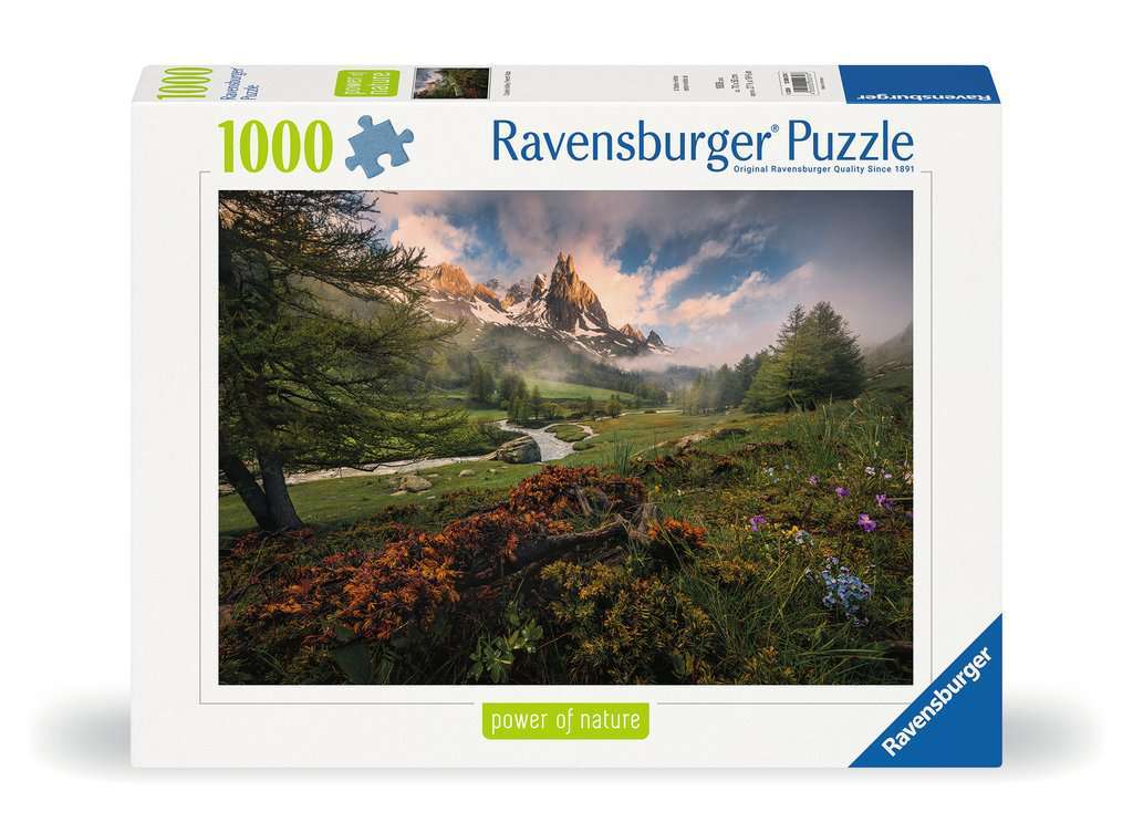 Ravensburger Spiel Malerische Stimmung im Vallée de la Clarée, Französische Alpen