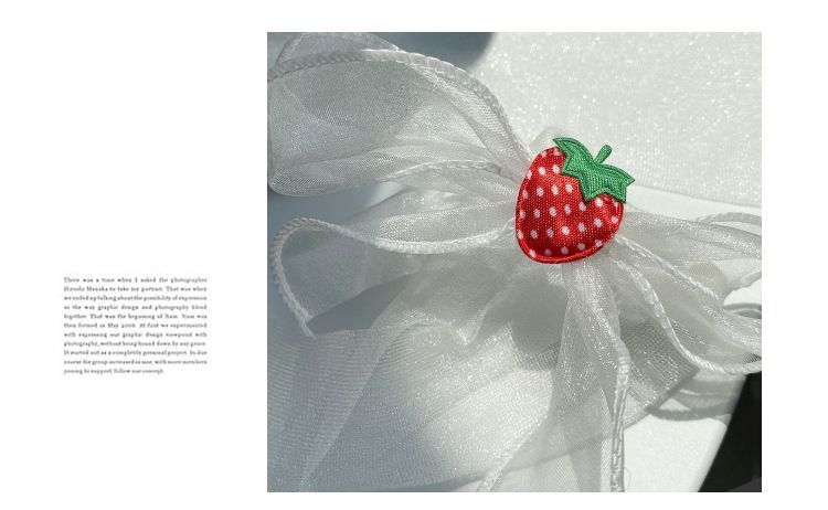FlorSwallow - Aardbeienstrik-accent mesh sokken