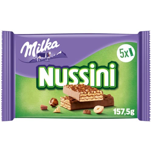 Milka Nussini Riegel 5er