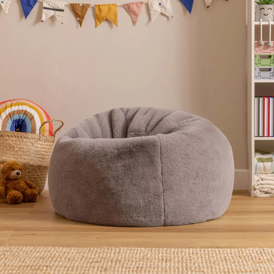 icon - Kingston Kinderzitzak - Fleece - Grijs