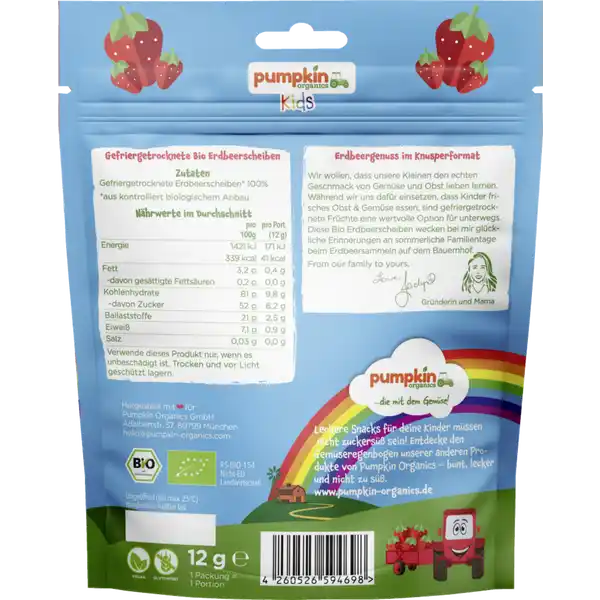 Bio Erdbeere Fruchtchips
