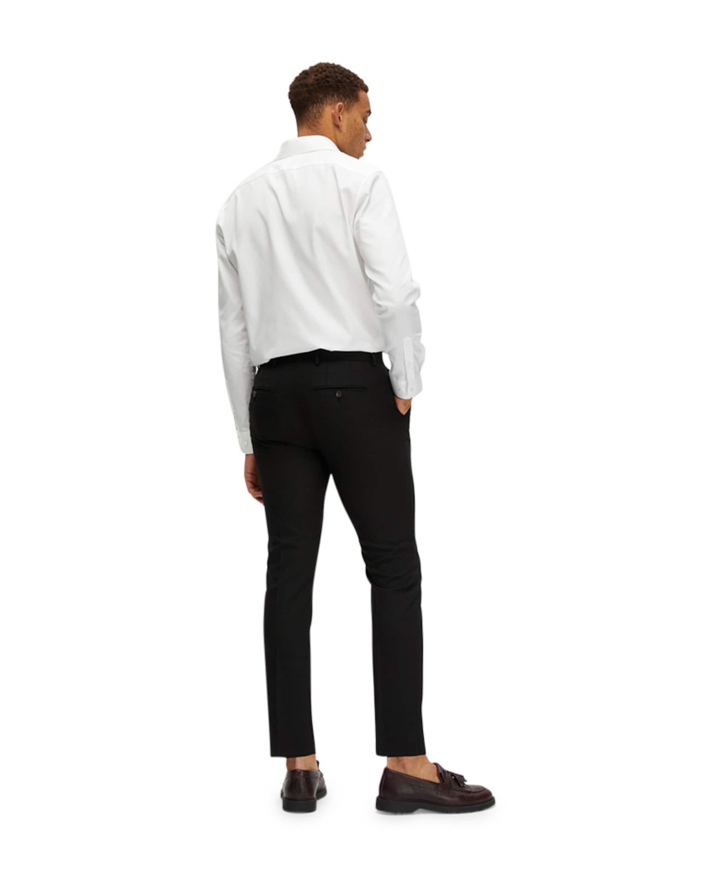Selected SLHSLIM-NEIL TRS B NOOS heren pantalon zwart
