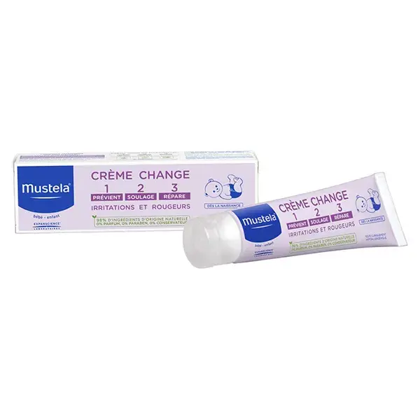 Creme Mustela Change para Irritações e Vermelhidão 100ml