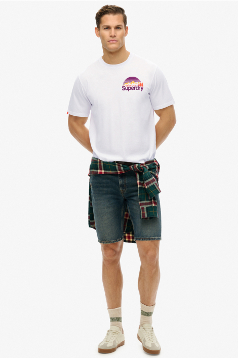 Superdry witte heren t-shirt