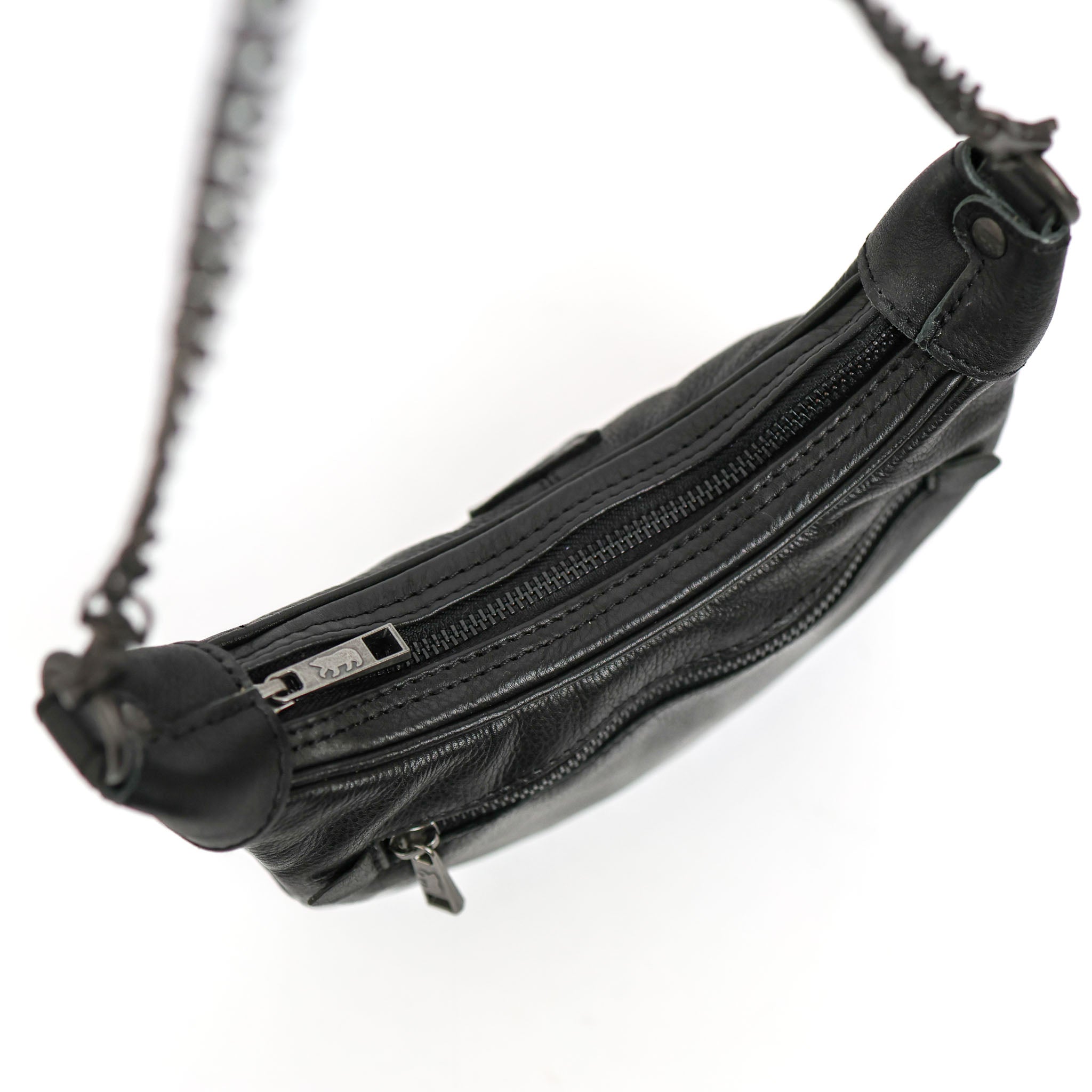 Hand-/schoudertasje met ketting 'Amira' zwart ZWART