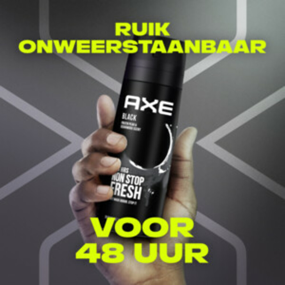 6x Axe Deodorant Bodyspray Black150 ml