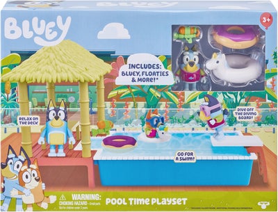 Bluey Lekesett Basseng med Figur
