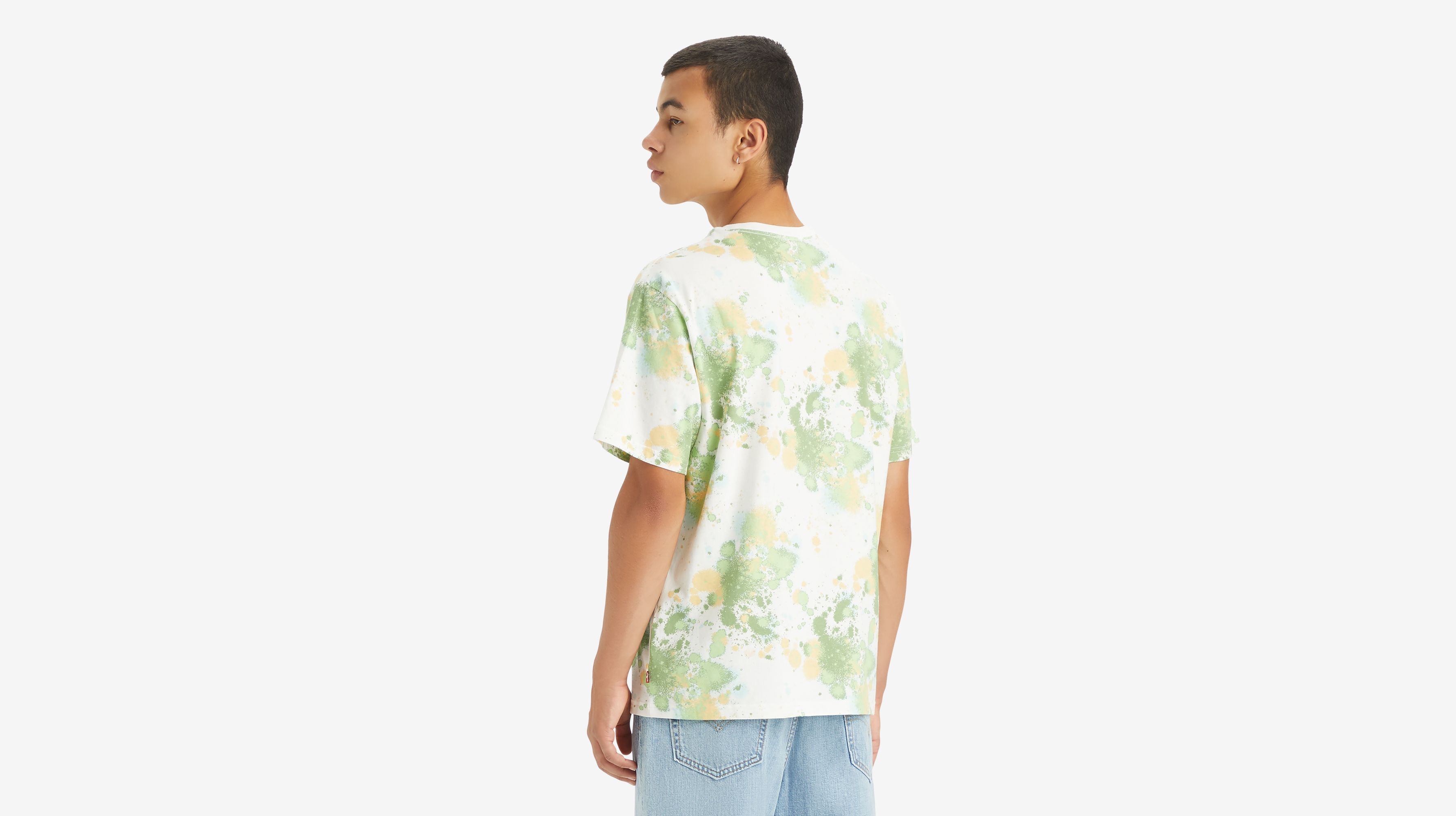 T-shirt graphique Relaxed - Headline Logo Aop Tee Paint Splatter - Multicolore