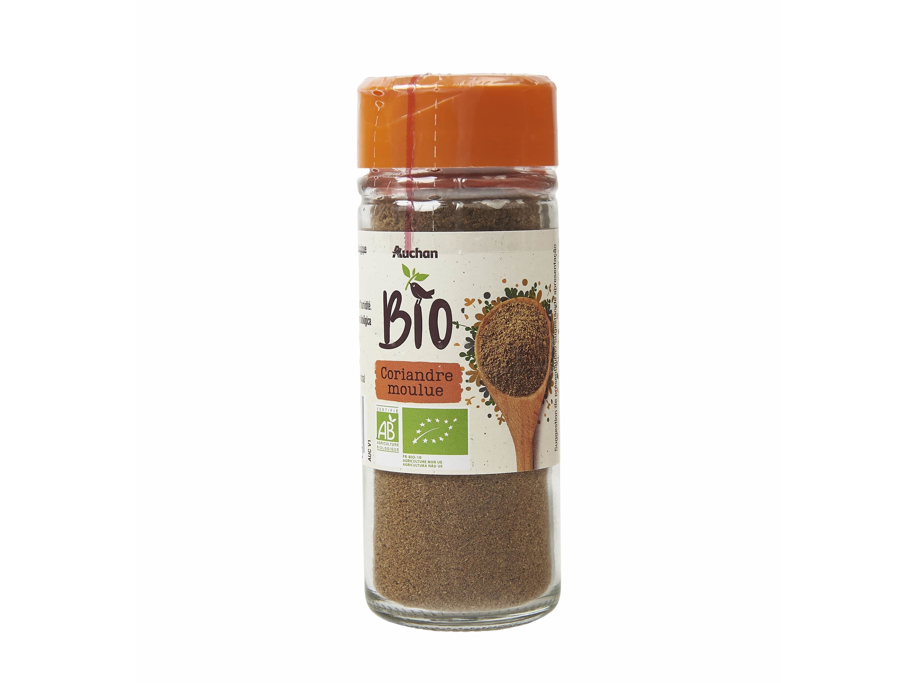 COENTROS AUCHAN BIO MOÍDOS FRASCO 32G