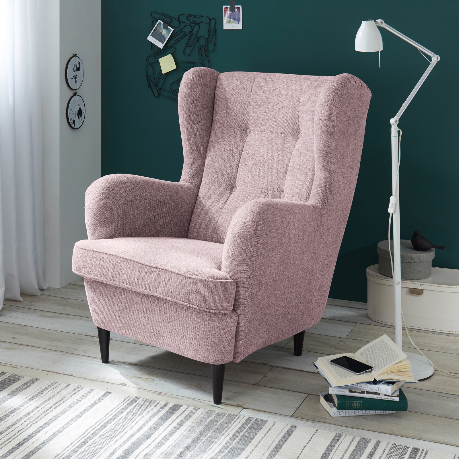 Ohrensessel - flamingo - 78 cm breit