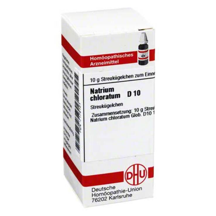 DHU Natrium chloratum D 10 Globuli, 10 g