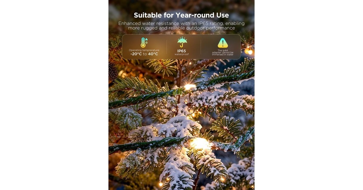 GoveeChristmas String Lights 2 sfeerverlichting  (Groen, 20 meter)