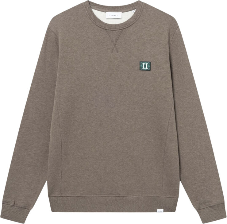 Les Deux Piece Sweatshirt 2. 0 Mountain grey melange/posy green-pine green