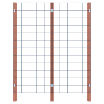 Gaas startpakket tuinhek hardhout 180 x 75 cm
