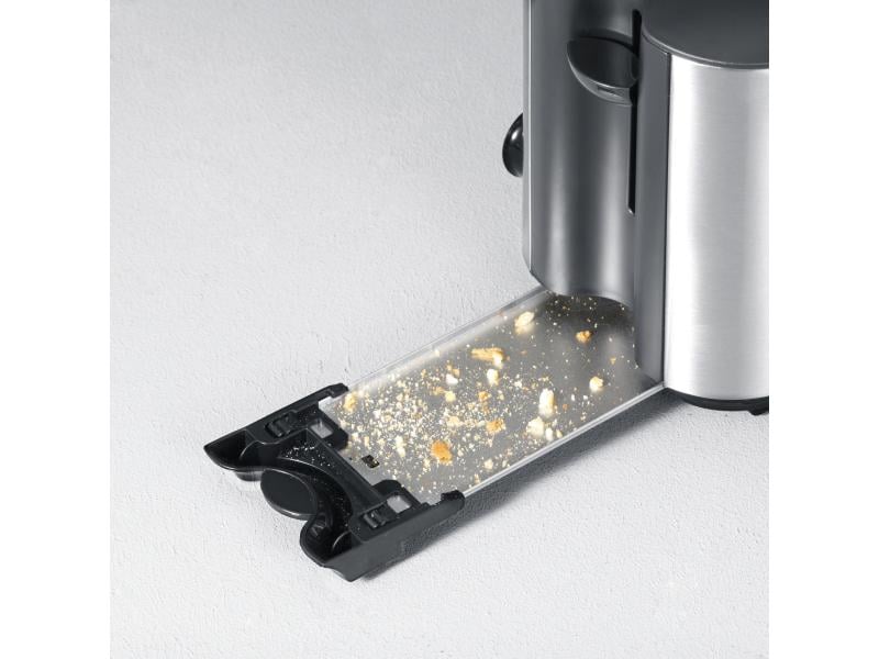 Severin Toaster Automatik-Langschlitz 2509 Schwarz/Silber Automatik-Langschlitztoaster