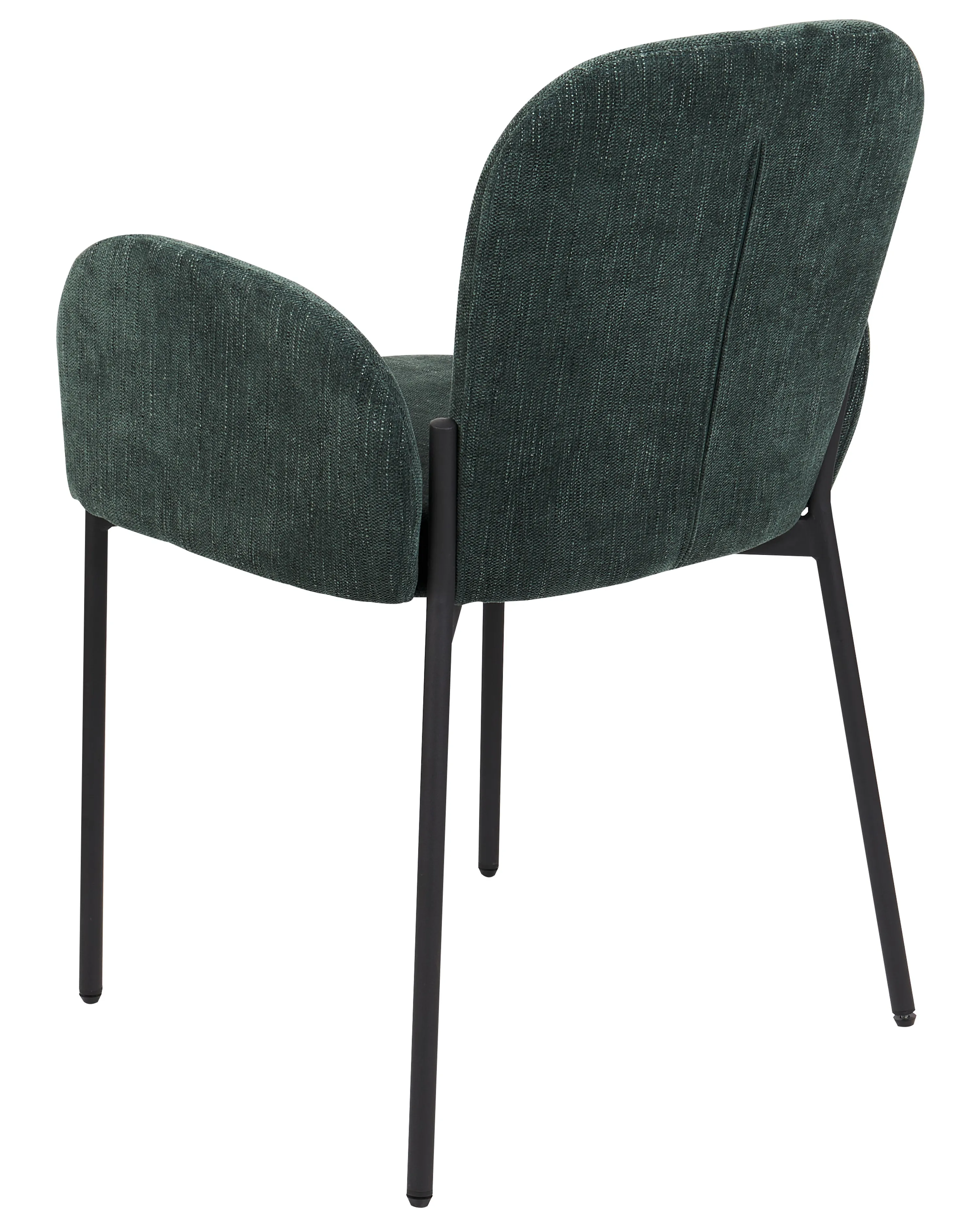 Set van 2 eetkamerstoelen ALBEE Donkergroen