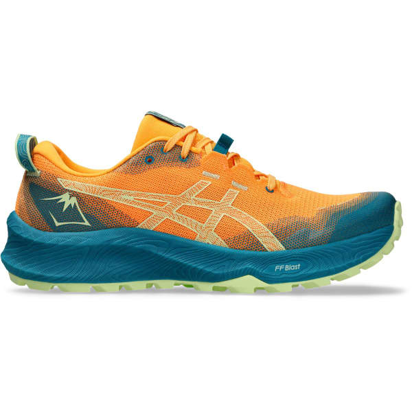 Chaussure trail ASICS GEL-TRABUCO 12 STADIUM ORANGE/COOL MATCHA