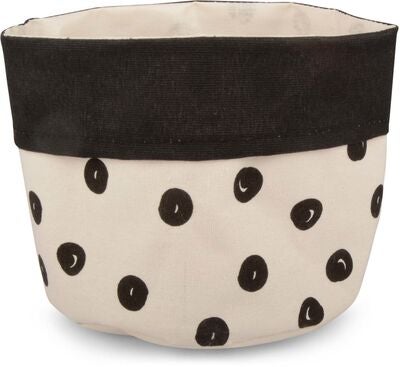 Form Living Oppbevaringskurv Prick Stor, Beige/Svart