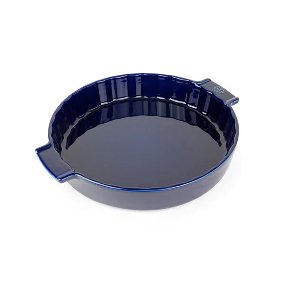 Tourtière céramique bleu 28 cm Peugeot