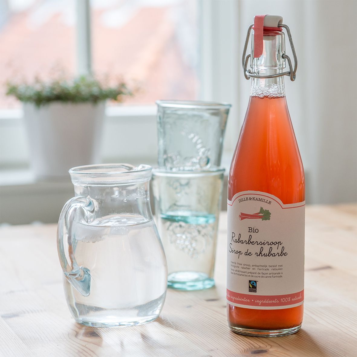 Sapglas, groen gerecycled glas