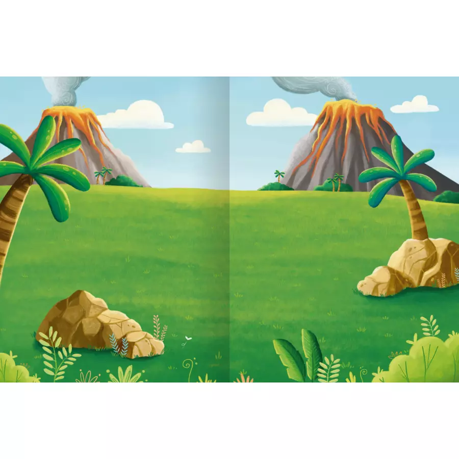 arsEdition Erstes Stickern Metallic – Dinosaurier