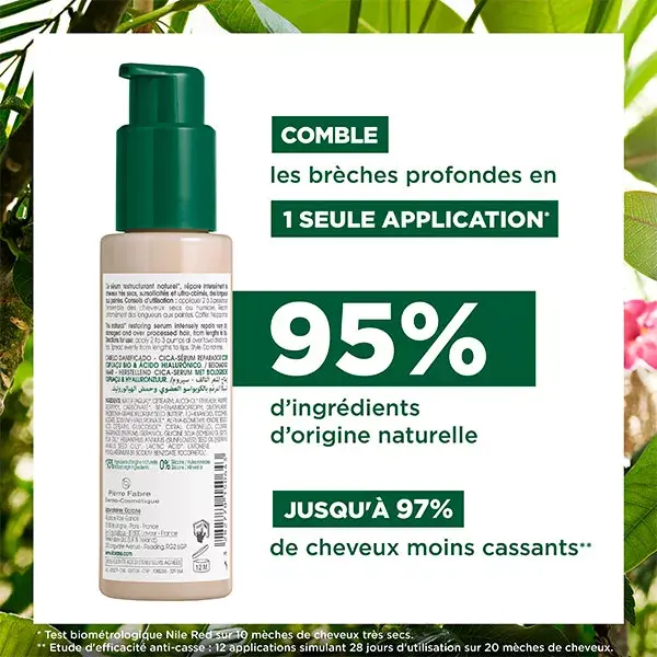 Sérum Capilar Reparador com Manteiga de Cupuaçu e Ácido Hialurônico Klorane 100ml
