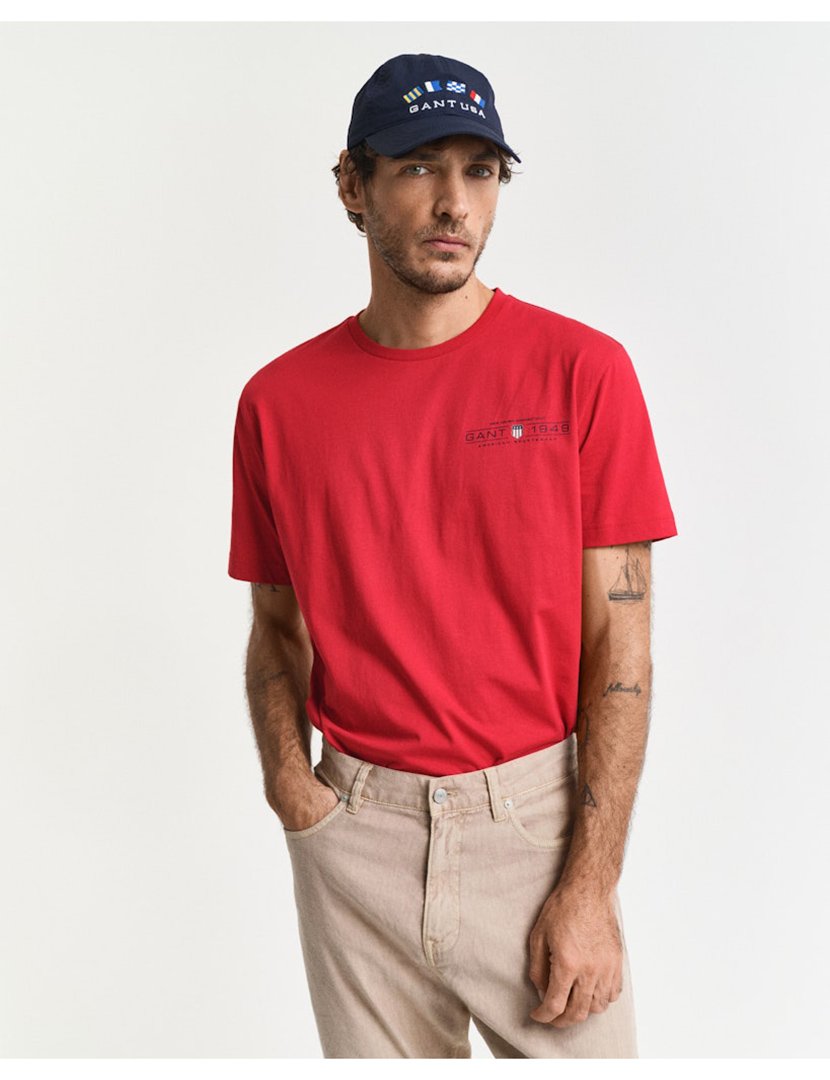 Pink Printed Graphics T-shirt