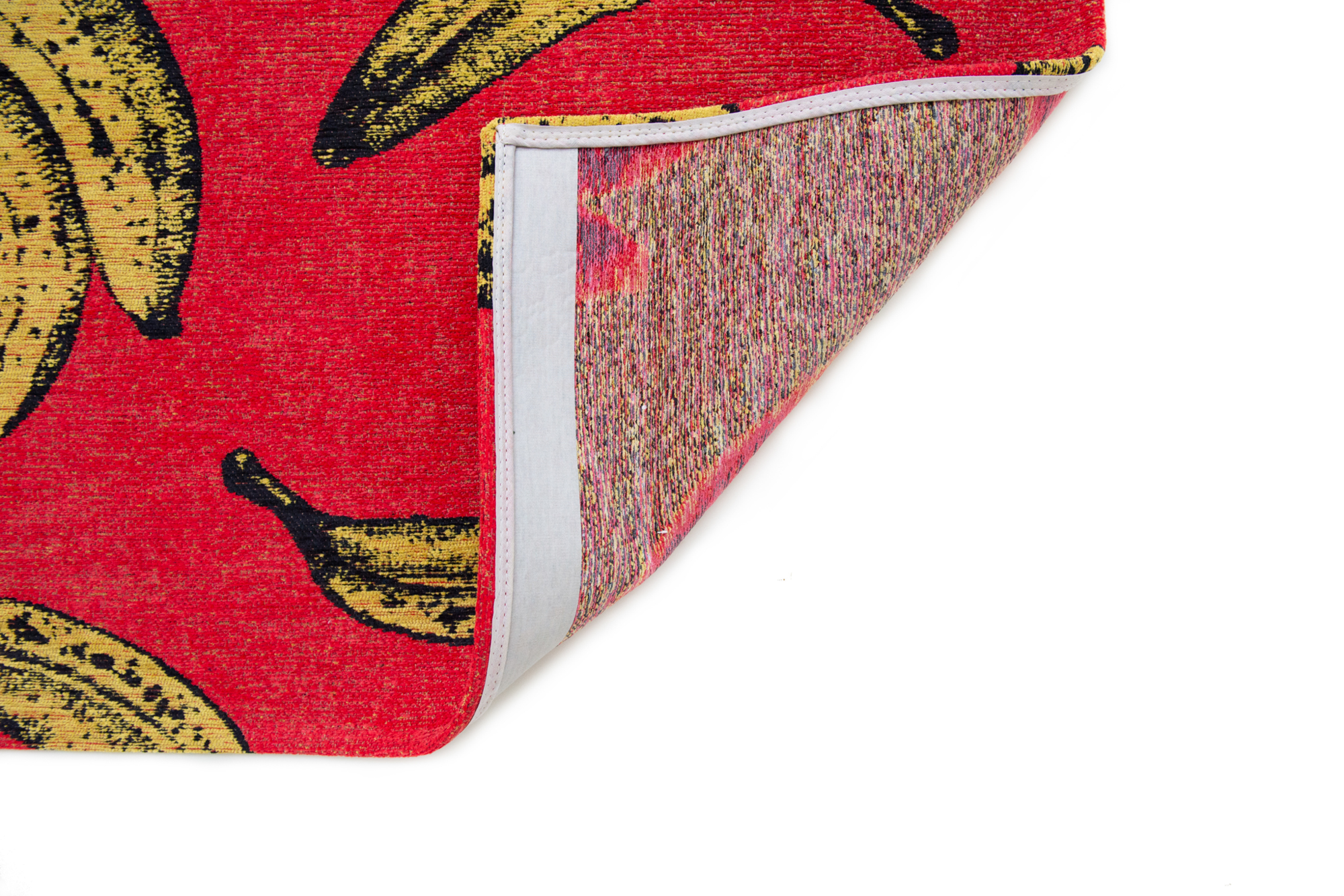 Ecorugs vloerkleed Banana rood 100x140 cm