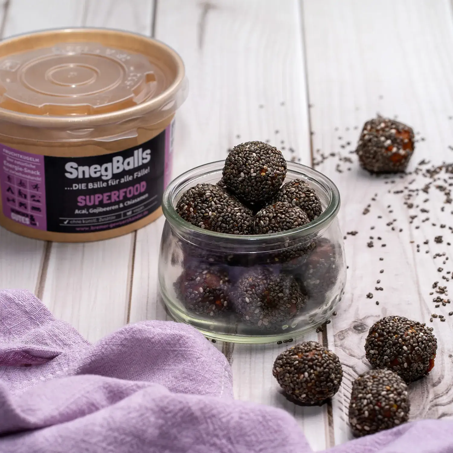 SnegBalls Superfood, Fruchtkugeln