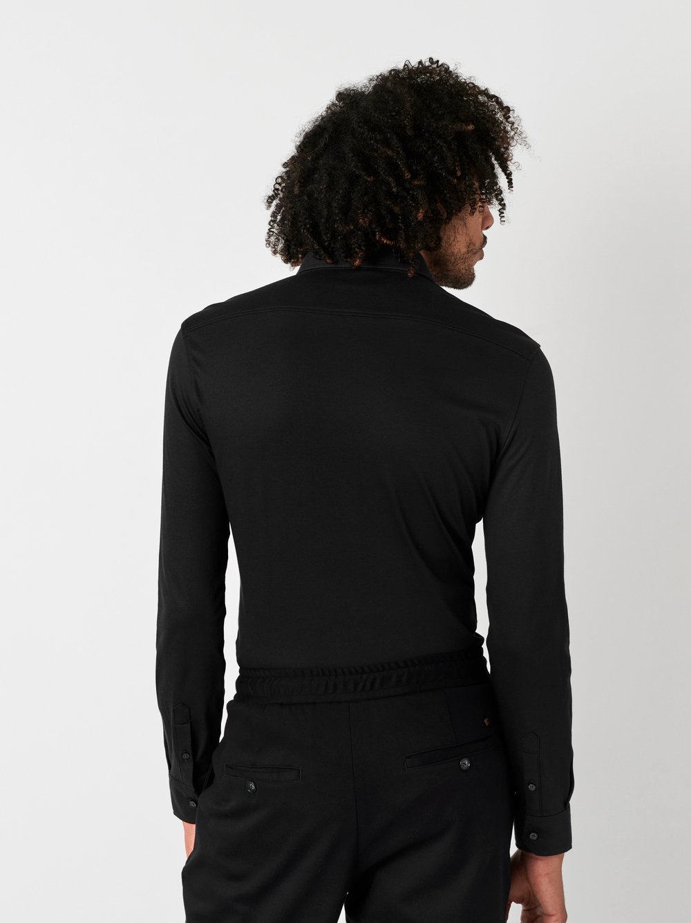 DESOTO Langarmhemd »Jerseyhemd Essential Hai langarm« Flexibler Stretch