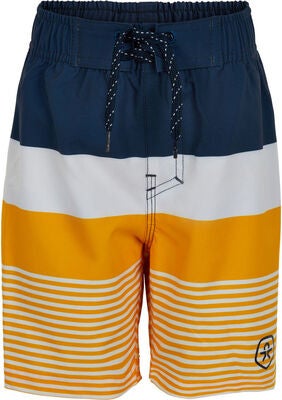 Color Kids Badeshorts, Blått/Hvitt/Gult