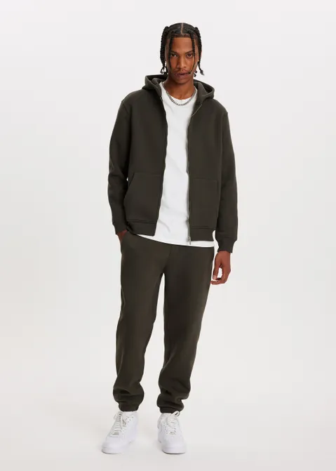 Basic sweatvest groen (GRN.PI)