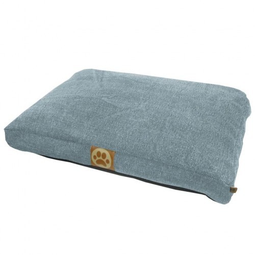 Cama azul para cachorro