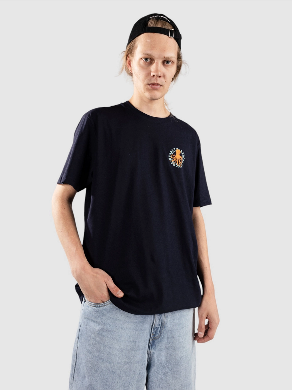 Salty Crew Tentacles Premium T-Shirt navy