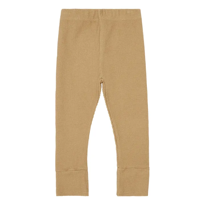The Simple Folk Legging Coton Bio Gaufré | Camel