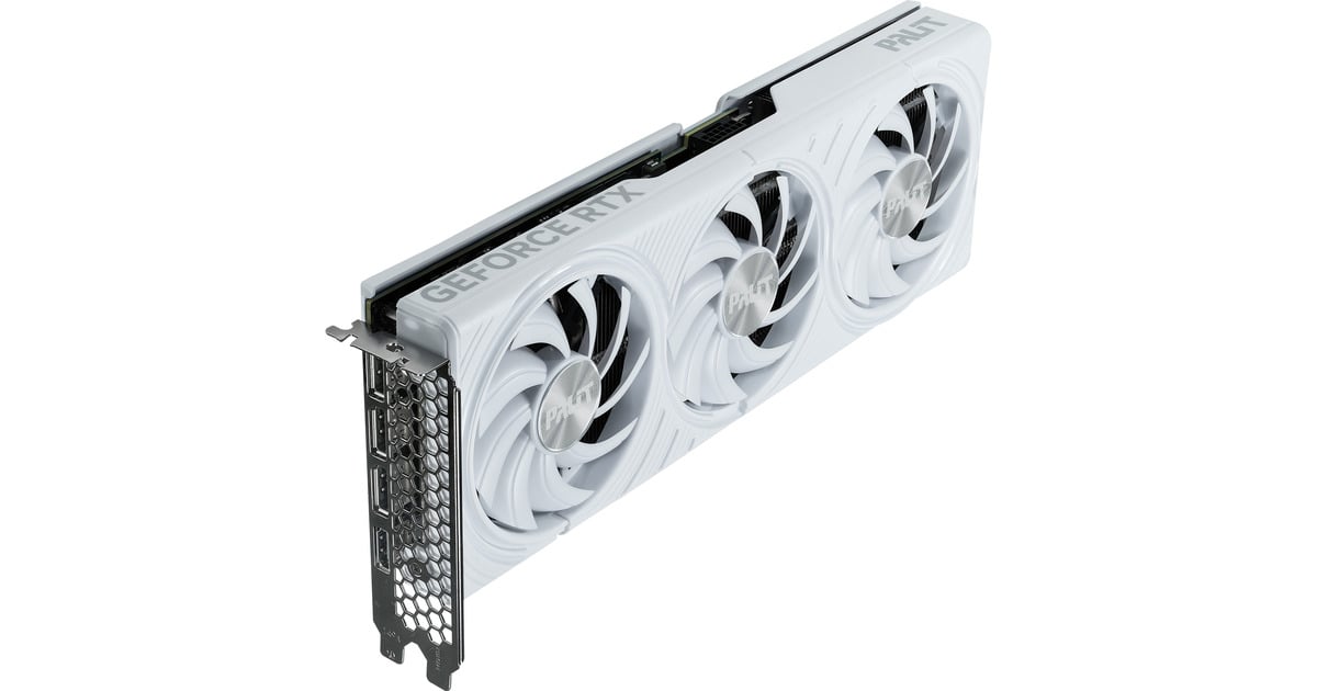 PalitGeForce RTX 5070 White OC grafische kaart  (DLSS 4, 3x DisplayPort, 1x HDMI 2.1)