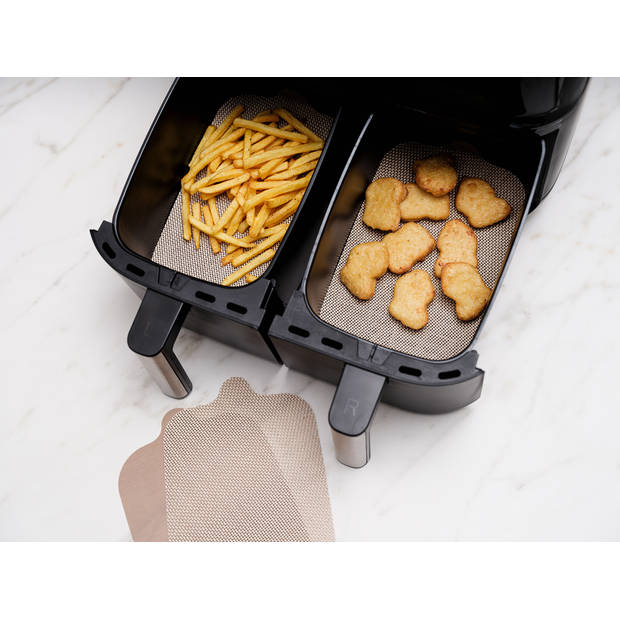 Nostik bak- & beschermfolie dubbele Airfryer 4x