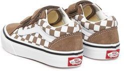 Vans - Old Skool V - Peuterschoenen - Zwart - Suède en Canvas