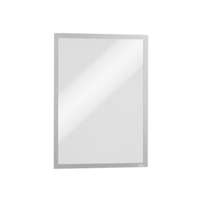 Durable Duraframe Magnetic - 5 Cadres d'affichage magnétiques - A3 - argent - pour surfaces métalliques