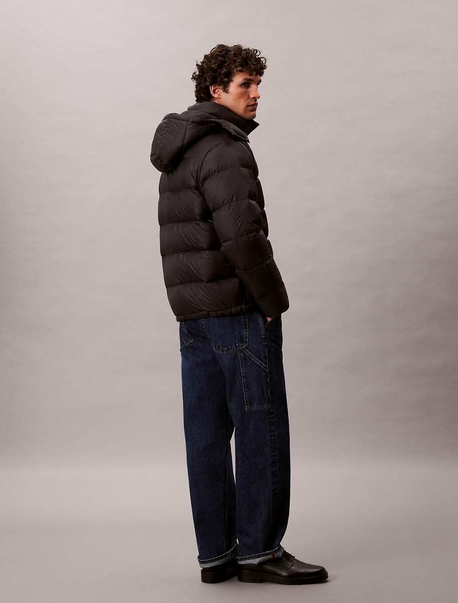 CALVIN KLEIN<br>Jaqueta de penas com capuz
