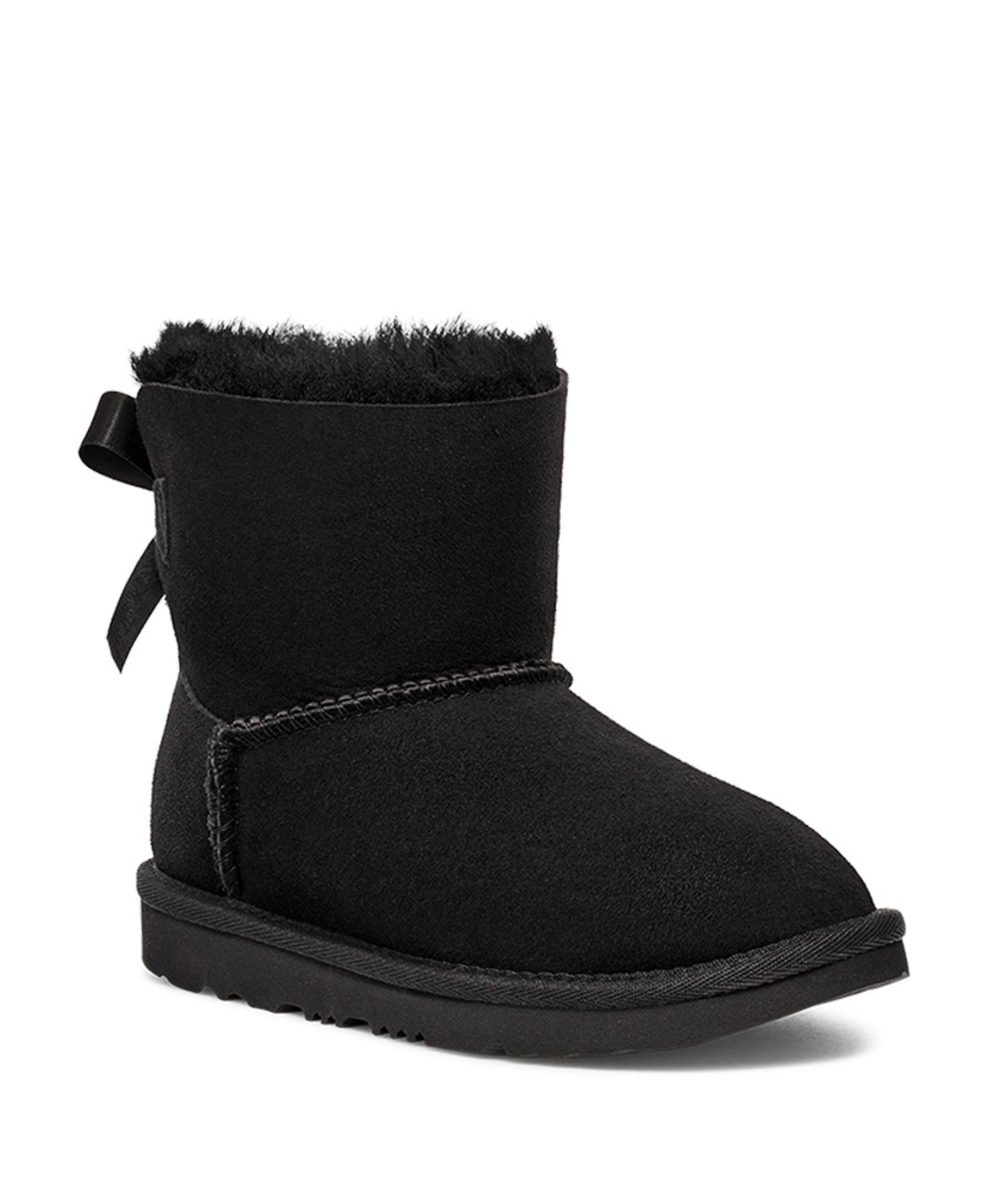 Ugg K MINI BAILEY BOW II meisjes enkellaarzen zwart