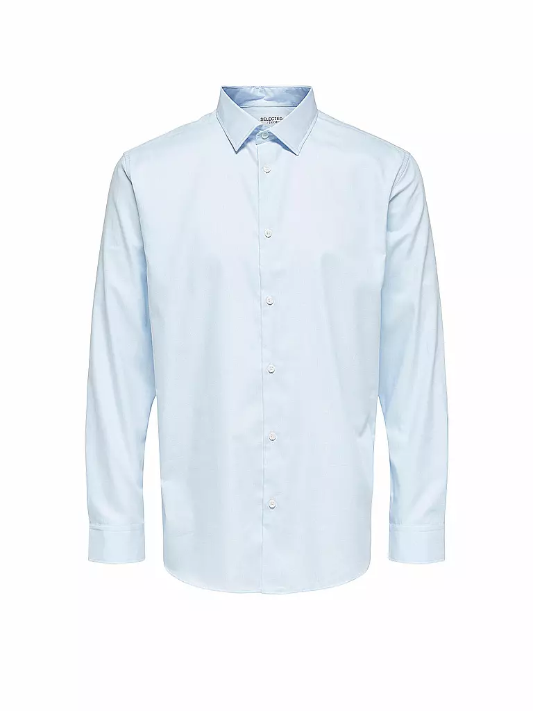 SELECTED Hemd Slim Fit SLHSLIMETHAN blau