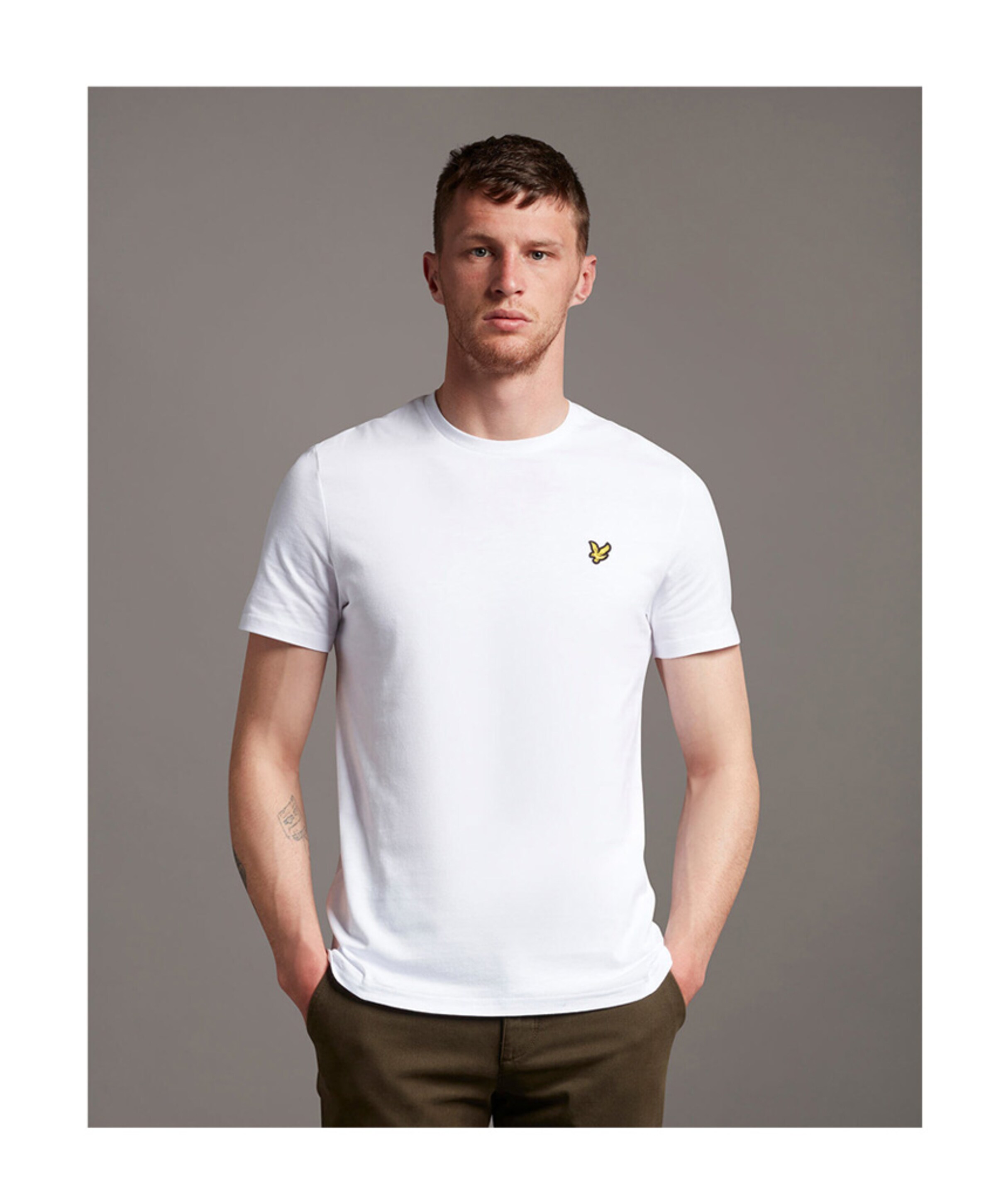 Lyle & Scott Heren T-shirt wit