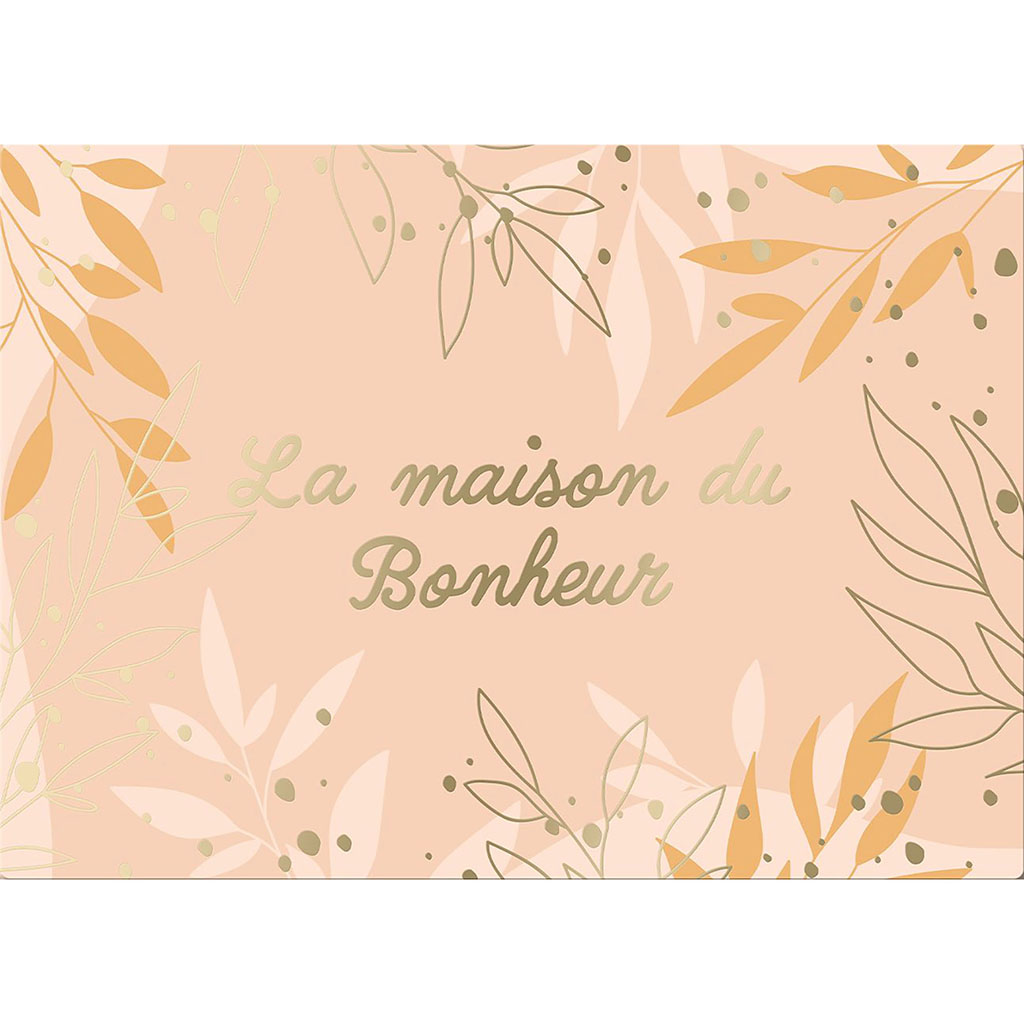 Set de table polypropylène la maison du bonheur rose 31x42cm