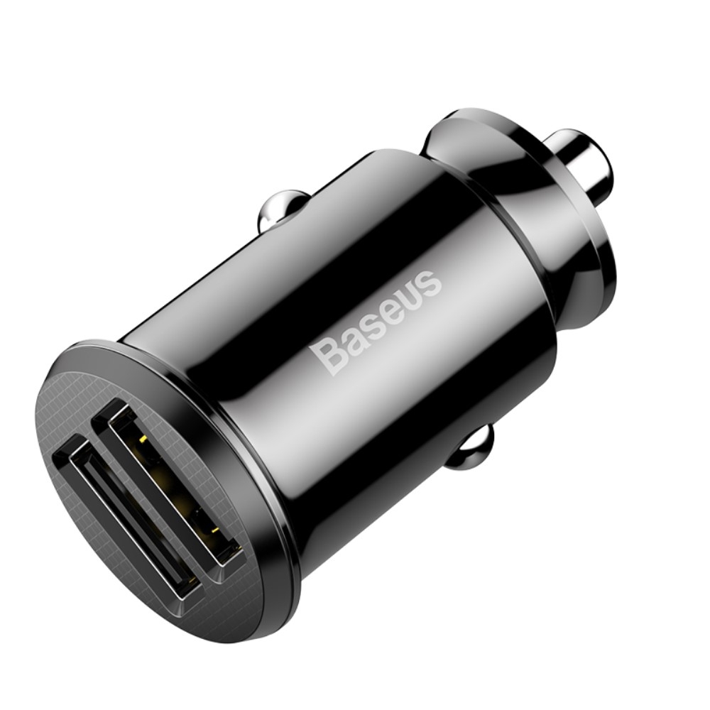 Universal Mini Dual USB Auto KFZ Ladegerät Quick Charge (3.1A) - Schwarz