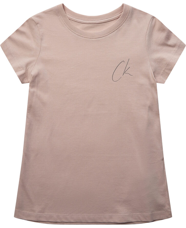 Calvin Klein CK SIGNAGE SLIM SS T-SHIRT Peach whip