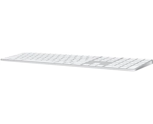 Apple Magic Keyboard with Touch ID and Numeric Keypad for Mac models with Apple silicon - Norwegian - White Keys