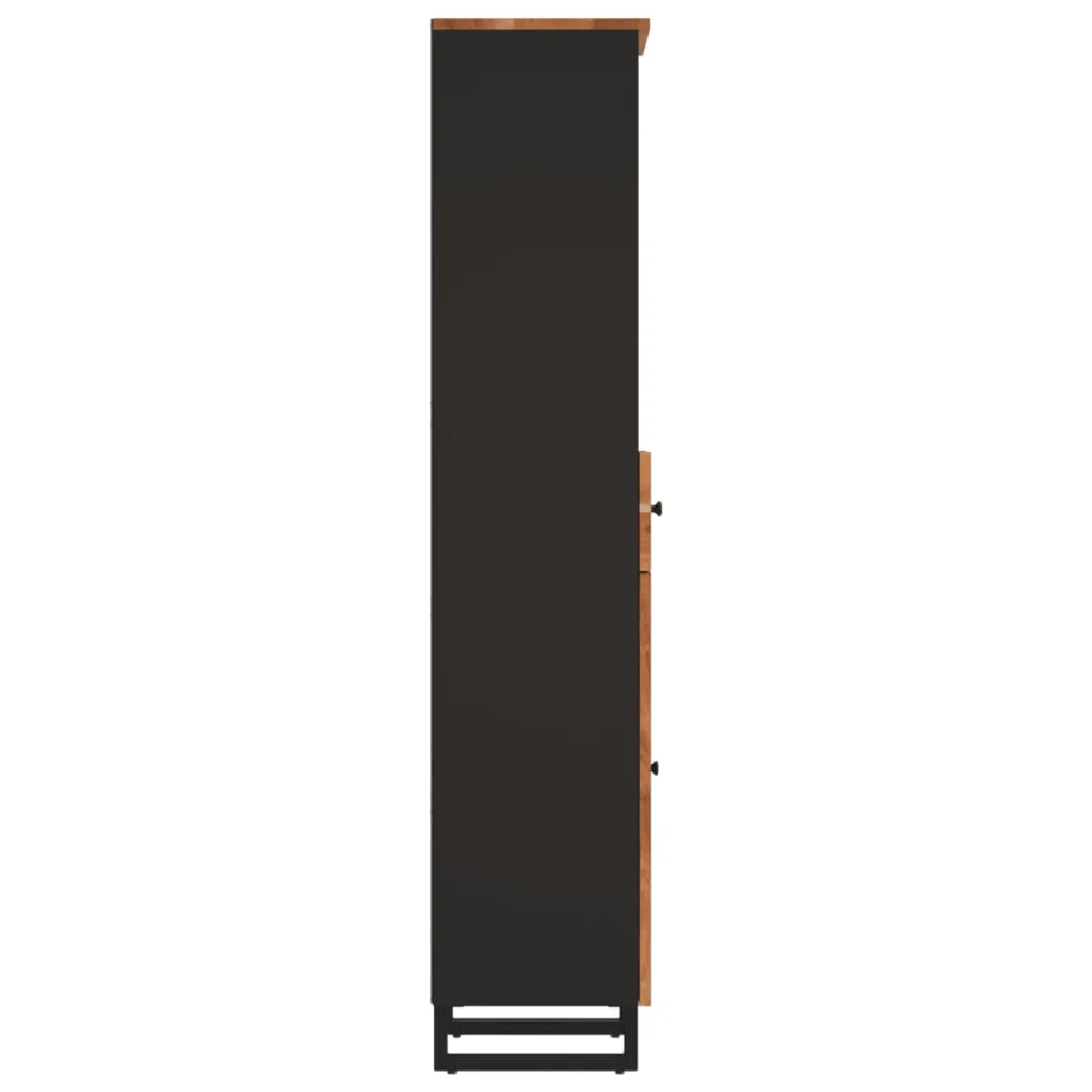 vidaXL Armoire de salle de bain bois massif récupération