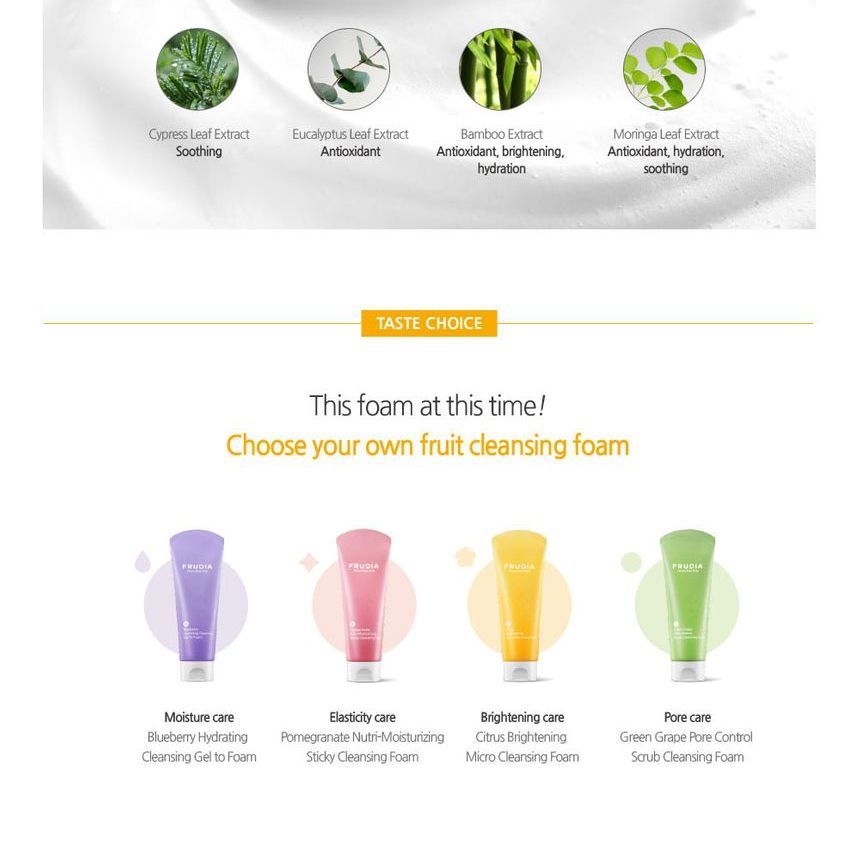 FRUDIA - Citrus Verhelderende Micro Reinigingsschuim